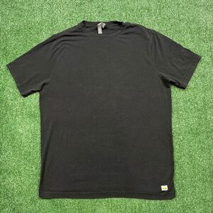 Vuori T Shirt Men's Size L Black Short Sleeve Lightweight Performance Casual Tee